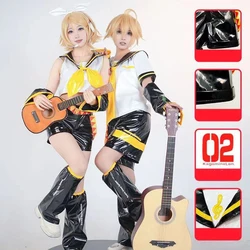 Anime Rin Len Cosplay Costume Len Rin Cosplay Rin/Len Costume Kagamine JK Uniform for Halloween Comic Con Outfits