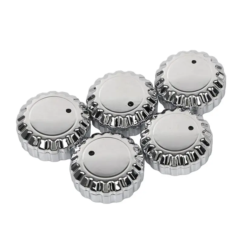 Ingenious-Chrome Stereo Knob Cover Cap For Honda For GL1500A Goldwing 1500 Aspencade Radio Control Panel Accessories view 2