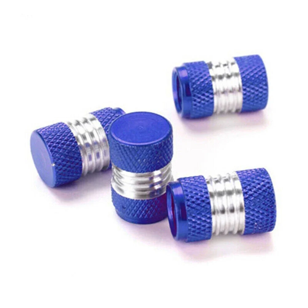 4Pcs Car Tire Valve Stem Cap Tire Tyre Rim Wheel Air Valve Stem Dust Cap Cover Accessories Universal Anti-rust Alloy