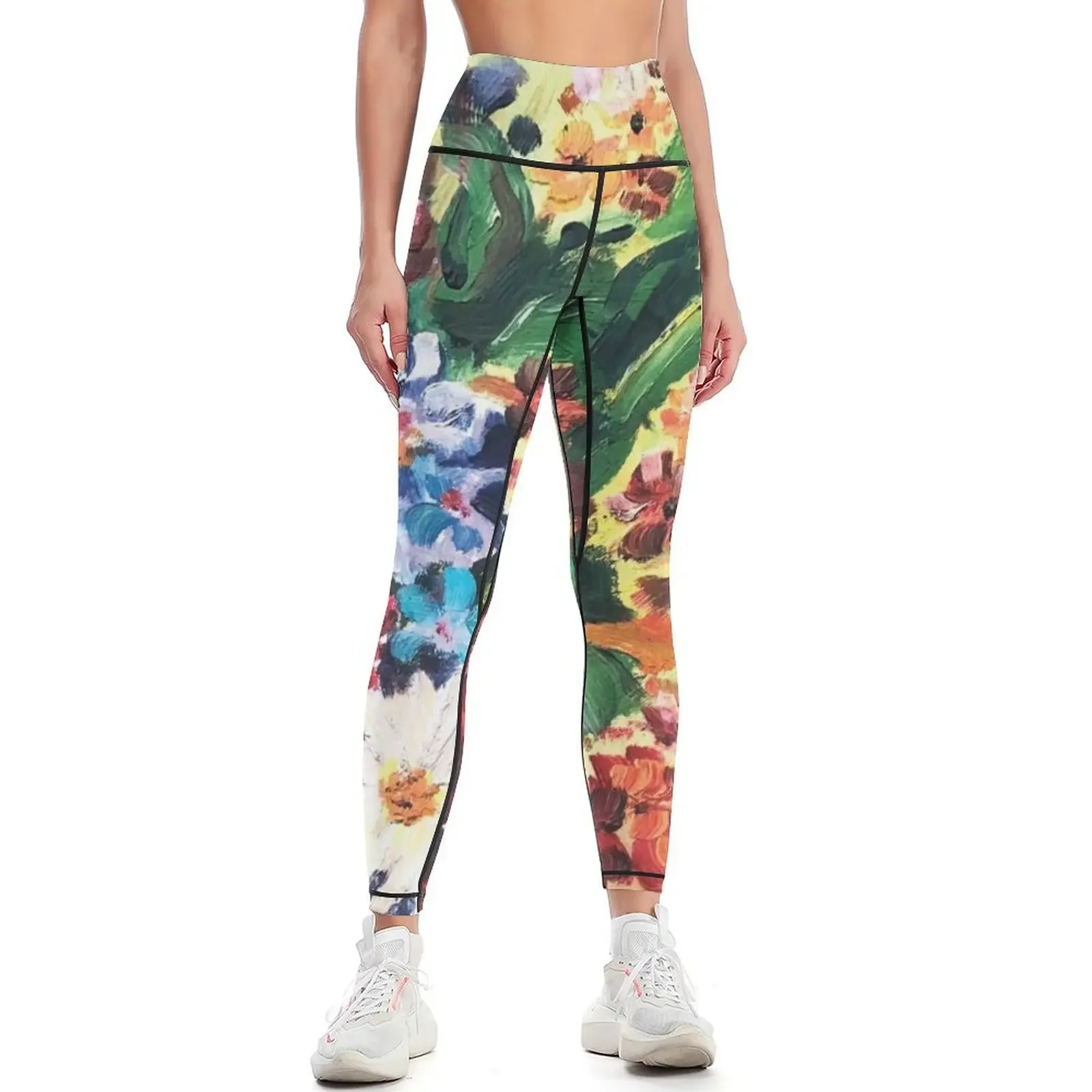 

More flowers from my youth Leggings sports for push up Training pants Sports pants woman Women's trousers Womens Leggings