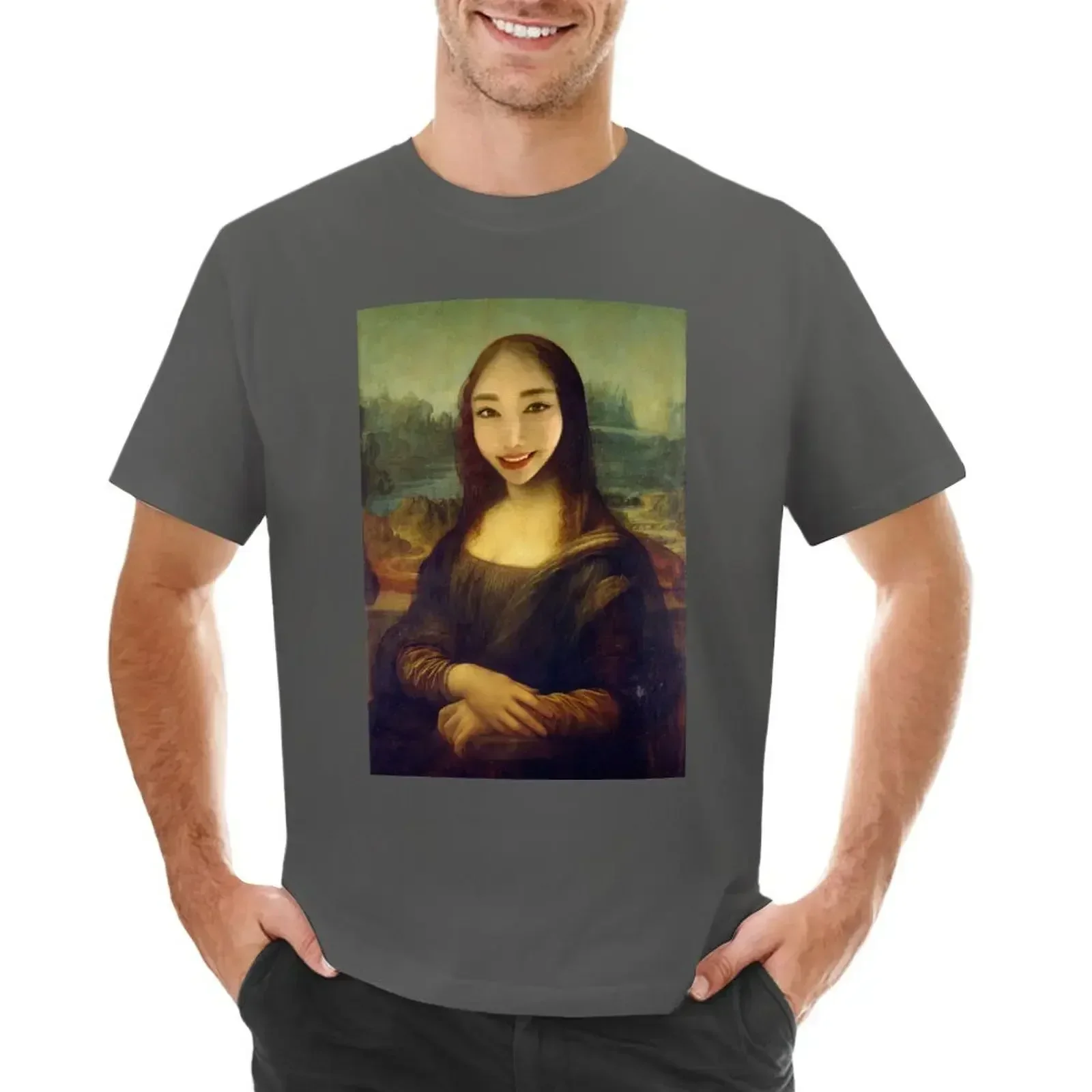 モナジアフェイ-男性用特大Tシャツ,半袖Tシャツ,アニメウェア,トレーニングウェア,2024