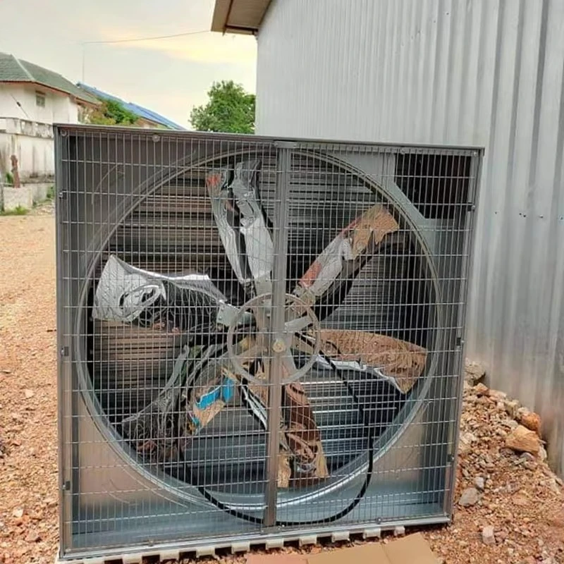 Greenhouse Poultry Farm Livestock Chicken House Ventilation Exhaust Fan With Shutter 1000 1380 1400 Centrifugal Push Pull Fan