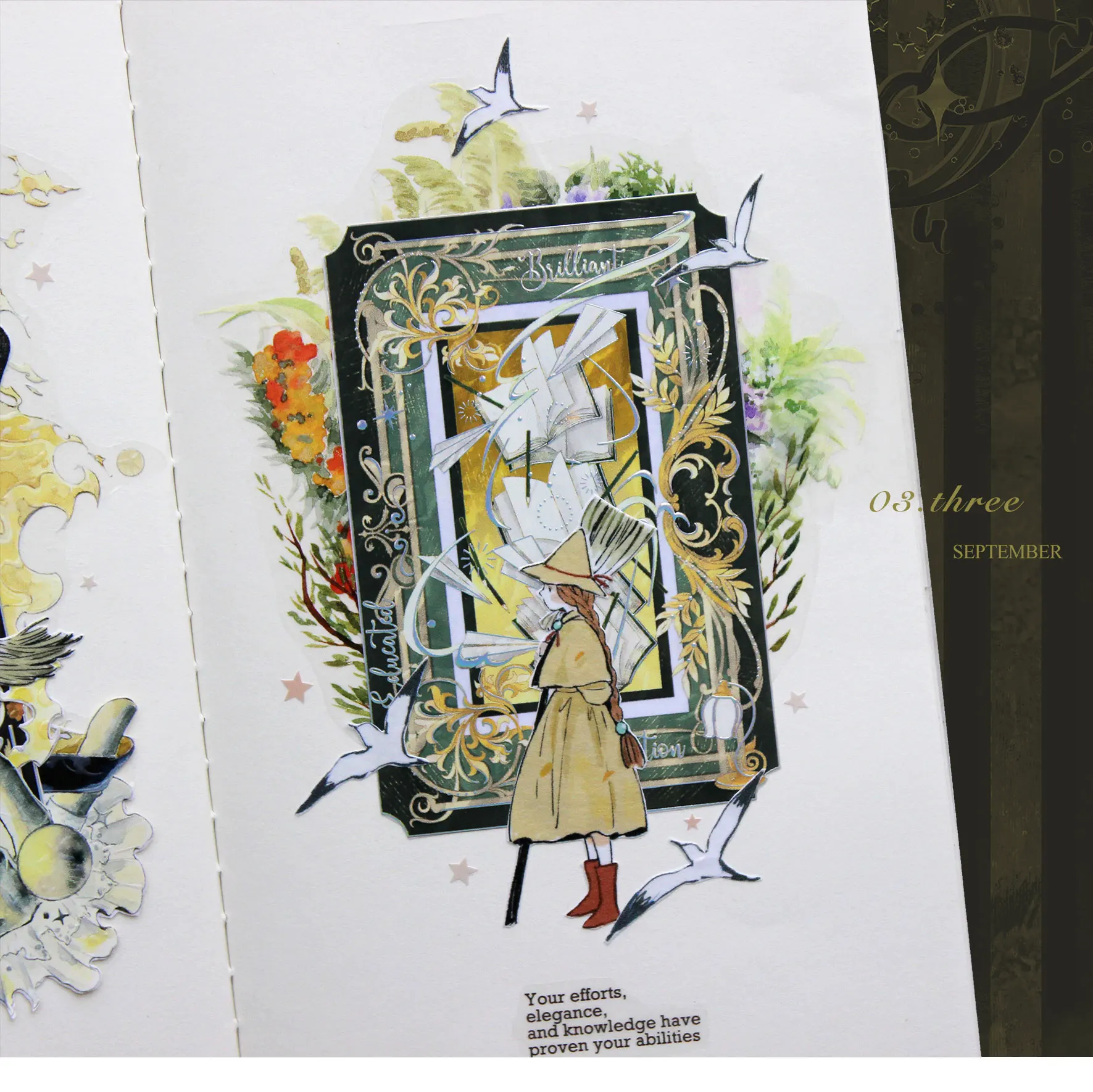 65mm * 10m Vintage magique clair de lune Rose carte paysage PET bande créative bricolage Journal matériel Collage papeterie