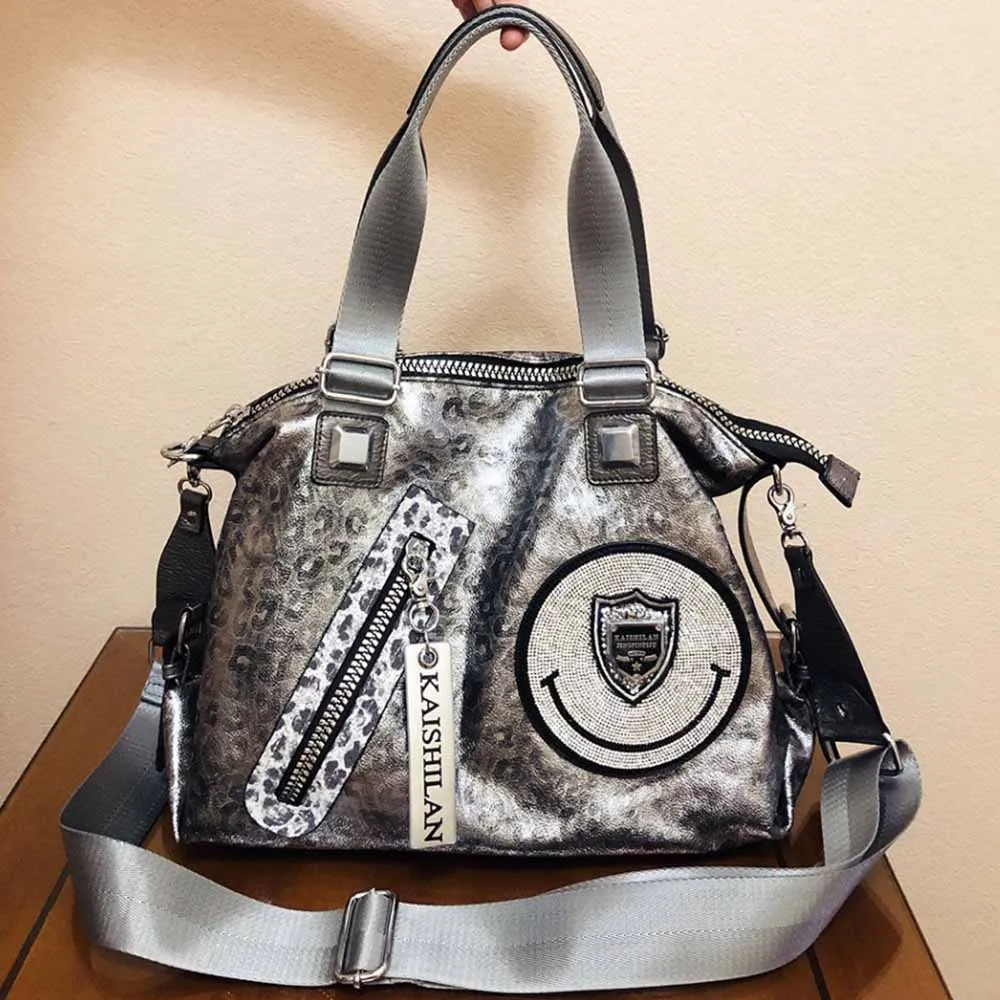 Luxury Brand Women Handbag 2022 New Fashion Tote Sequins Silver Casual Single Female Shoulder Bag Lady Large Capacity Boston Bag