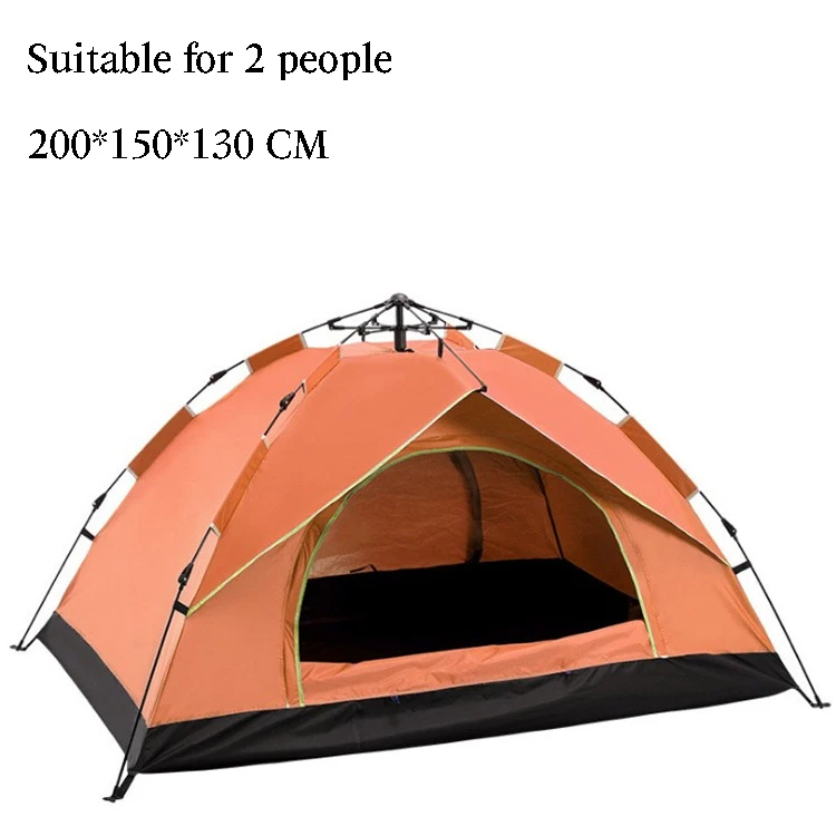 NONE Automatisches Sofortzelt, verdickt, Uv50+, wasserdicht, winddicht, Strand, Camping, Outdoor, Unterschlupf, Sonnenschutz, Regenschutz 7