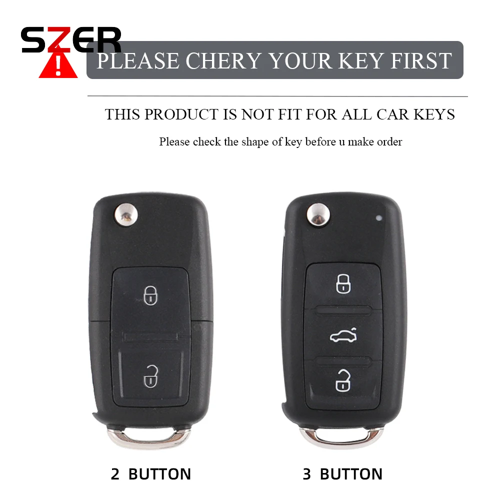 2 3 Buttons For VW Volkswagen MK4 Bora Golf 4 5 6 Jetta Passat Polo Bora Touran Skoda Seat New TPU Car Key Case Cover Shell Fob