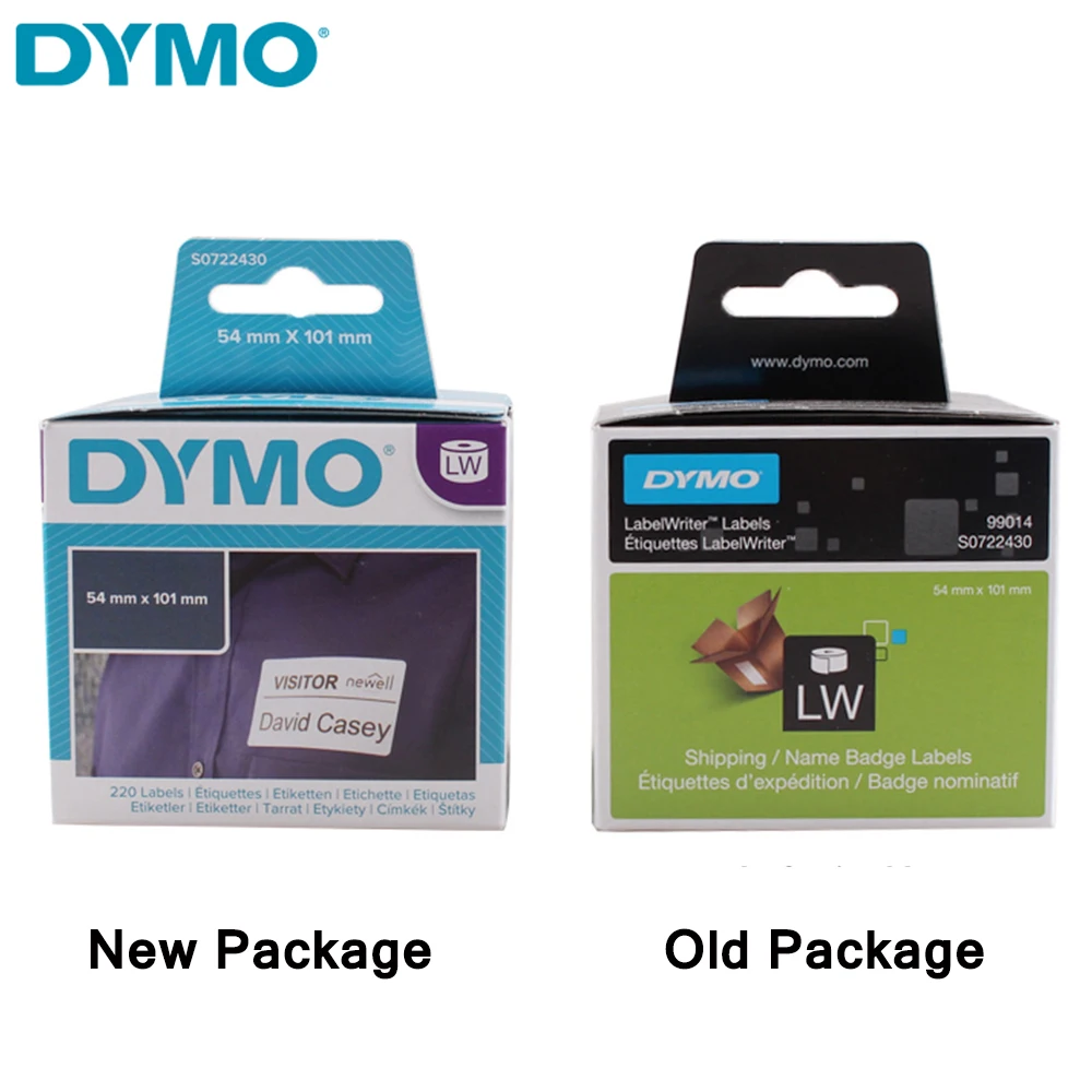 Dymo Barcode Label Printer Label Paper 99014 Thermal label Paper for Dymo LW-550 LW550 LW450 Label Maker Machine 101*54mm Labels