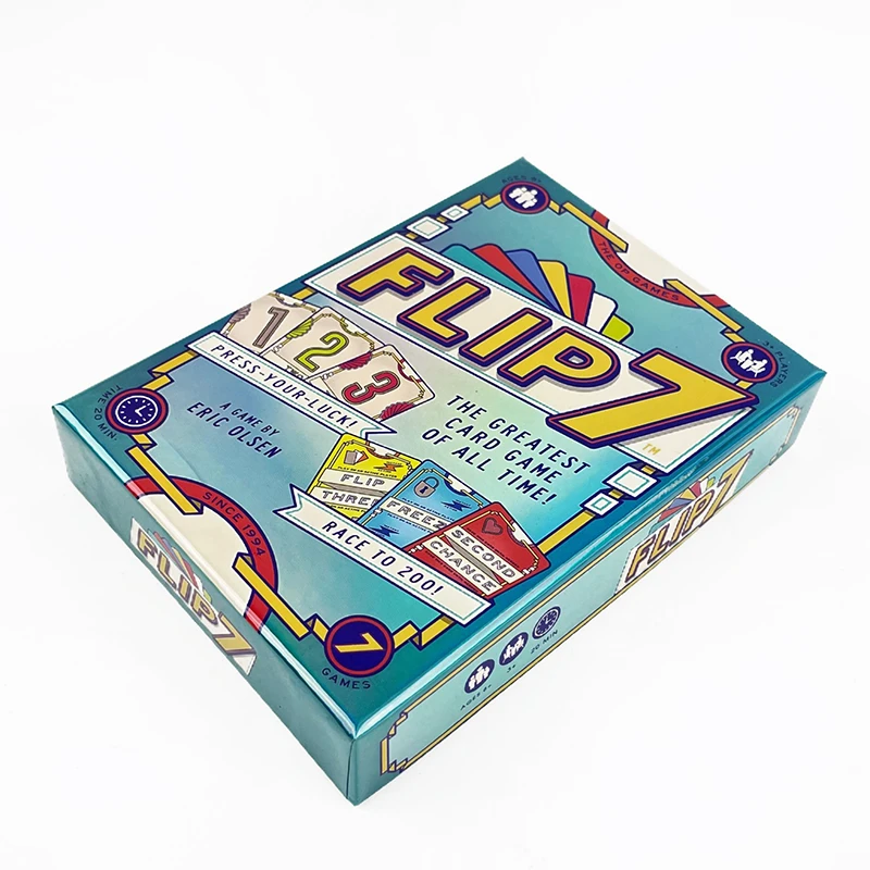 FLIP 7 Board Game Excitement: A Must-Have Family and Friends Card Game for Memorable Game Nights and Gathering Fun