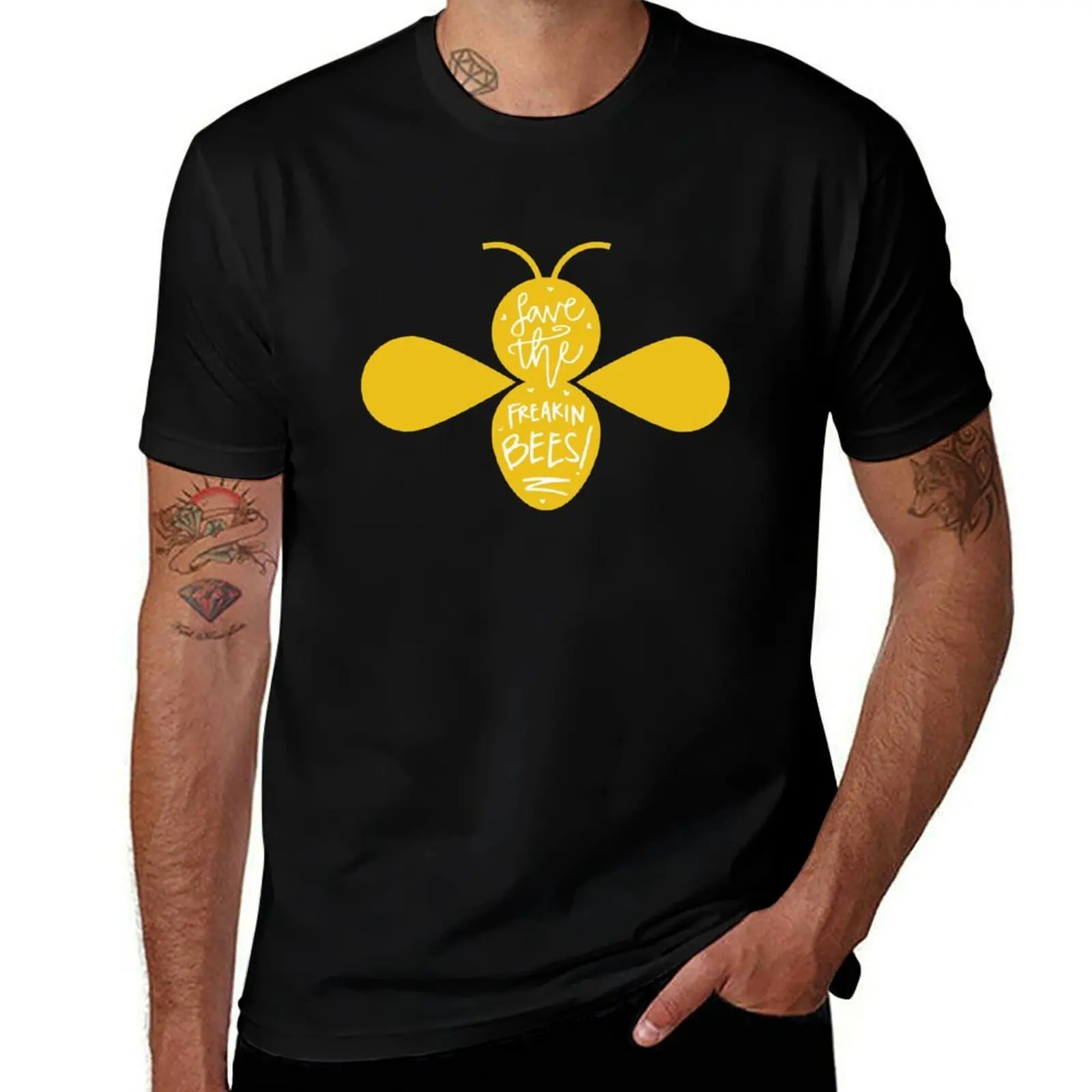 

Save The Freakin Bees! T-Shirt Outdoor Work Short Sleeve Top