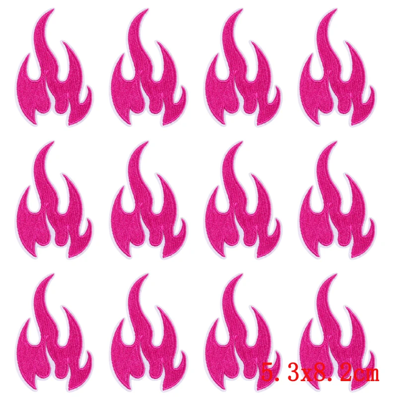 بقع تطريز على شكل قلب وحروف ، مكواة على بقع للملابس ، رقعة كرتون على الملابس ، ملصقات وردية اللون ، شارات خياطة ، 10 في اللوت #3