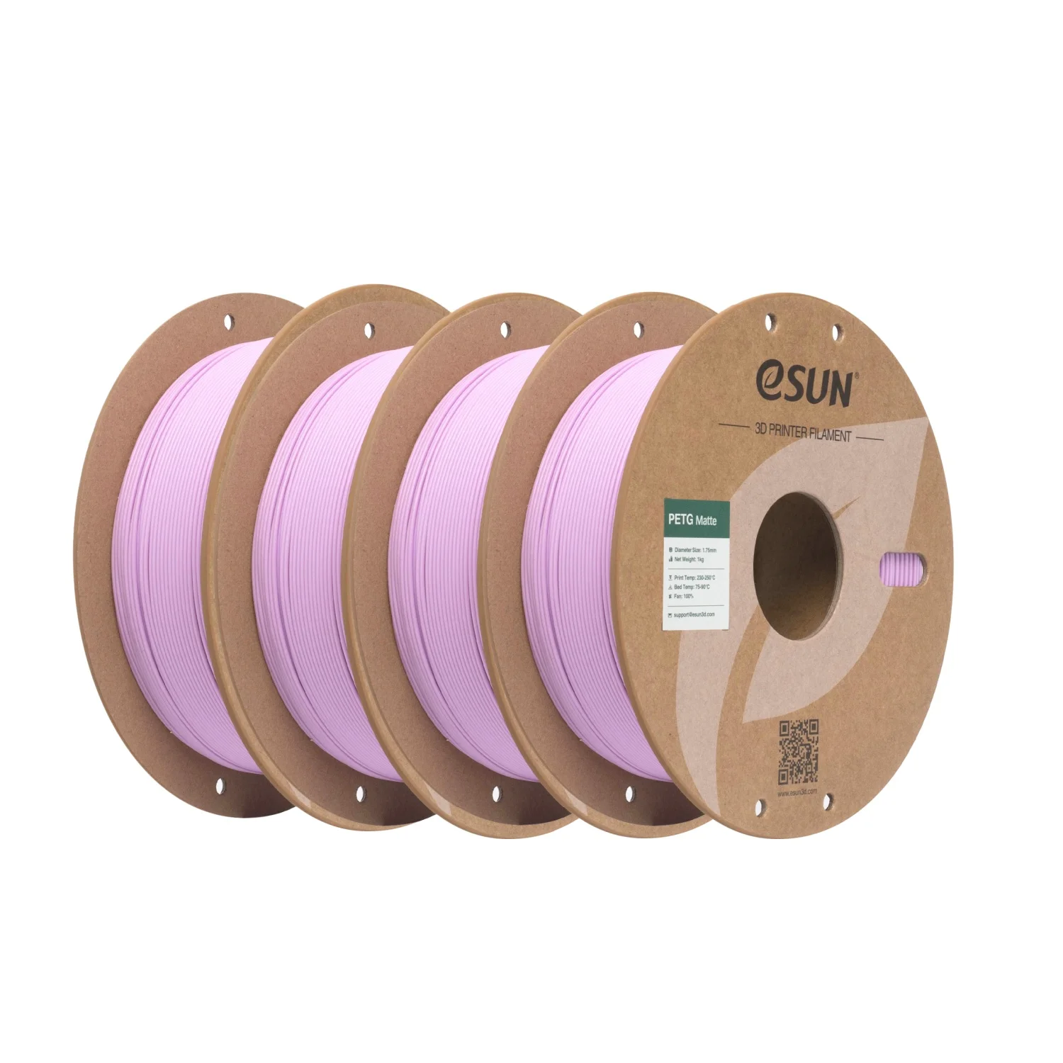 eSUN Mattes PETG 3/4/5kg 3D-Druckfilament 1kg/Rolle 1,75mm Matte Textur & Satte Farben Hohe Kosteneffizienz 3D-Filament für den Außenbereich Schnelle Lieferung