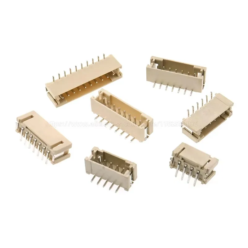 20PCS PH2.0 SMD SMT RIGHT ANGLE Connector PH 2.0MM 2p 3p 4p 5p 6p 7p pin JST Connector Wire vertical Horizontal type Mother seat