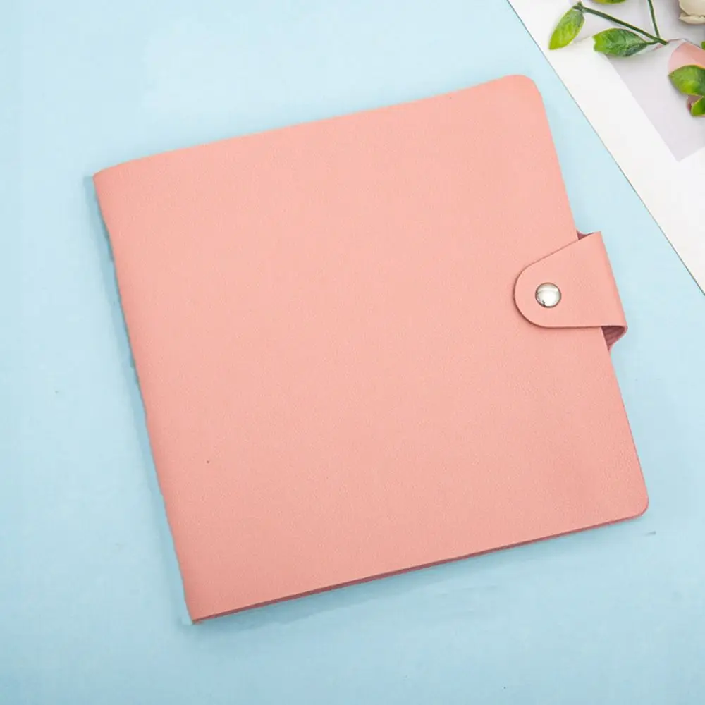 PU Leather Money Savings Binder Waterproof Portable Envelop Savings Challenges Book Handbook Refillable Savings Notebook