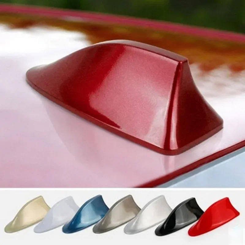 Car Radio Shark Fin Car Shark Antenna Radio FM Signal Design for All Automobiles Aerials Auto Exterior Styling Replacement Parts