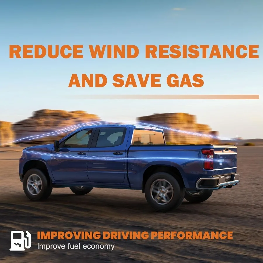 غطاء سرير شاحنة من الفينيل الناعم بطول 6.5 قدم لسيارة شيفي شيفروليه سيلفرادو وجي إم سي سييرا 1500 2500 3500 HD 07 كلاسيك #6