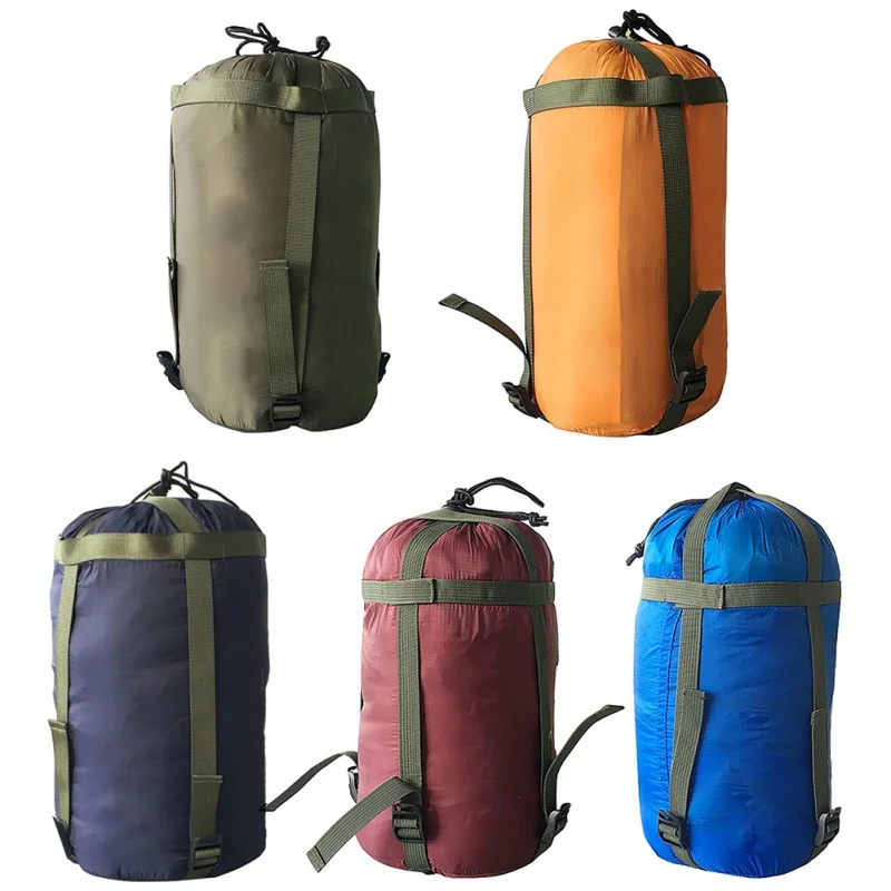 Sac de Couchage d\'Extérieur avec Poudres de Rangement, Équipement de Camping, Compression, Vêtements