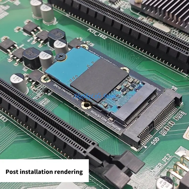 

E65E MSATA to M.2 SATA3.0 Плата адаптера Плата конвертера Замена карты расширения Поддержка расширения 2230 2242