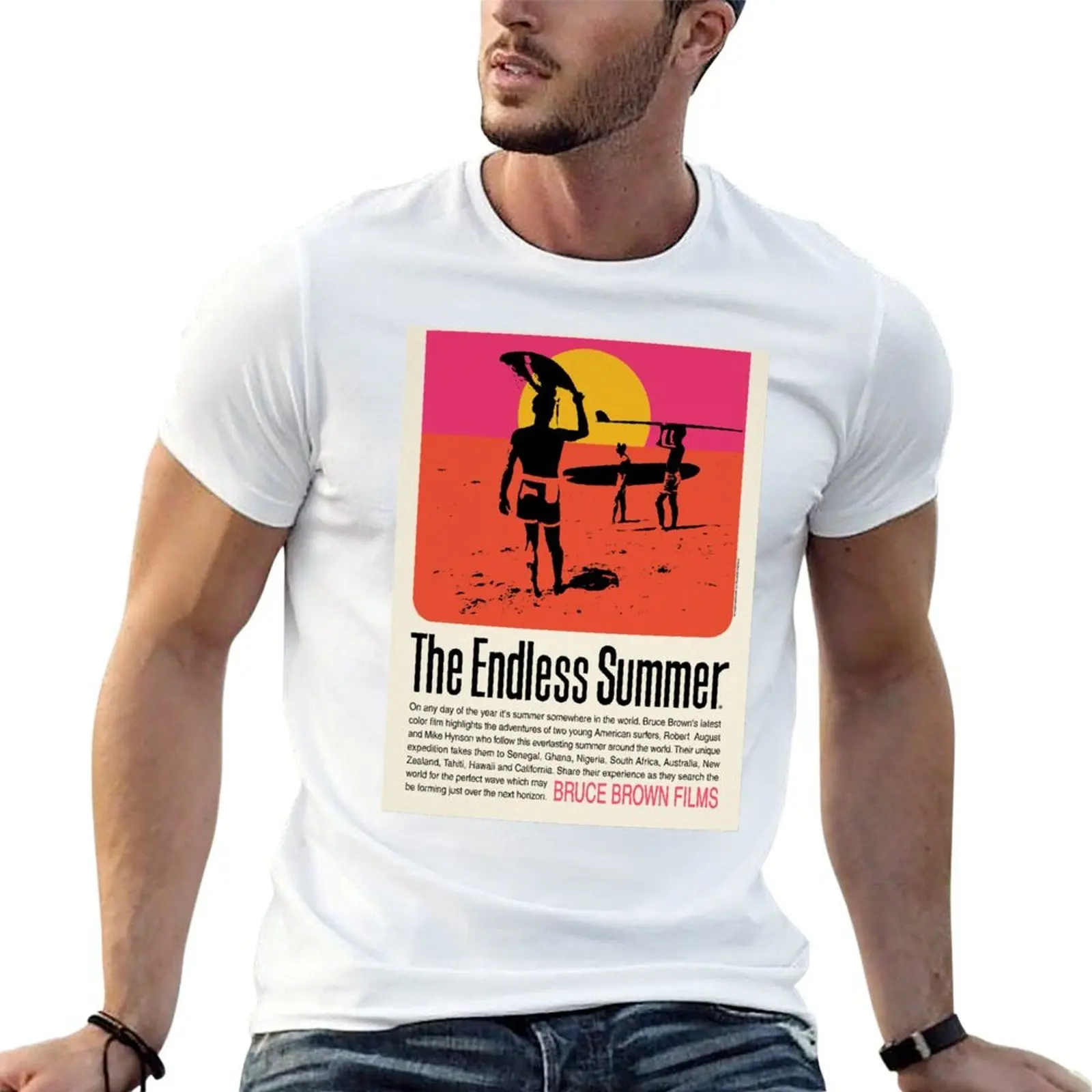 The Endless Summer T-Shirt cute tops heavyweights Short sleeve tee men