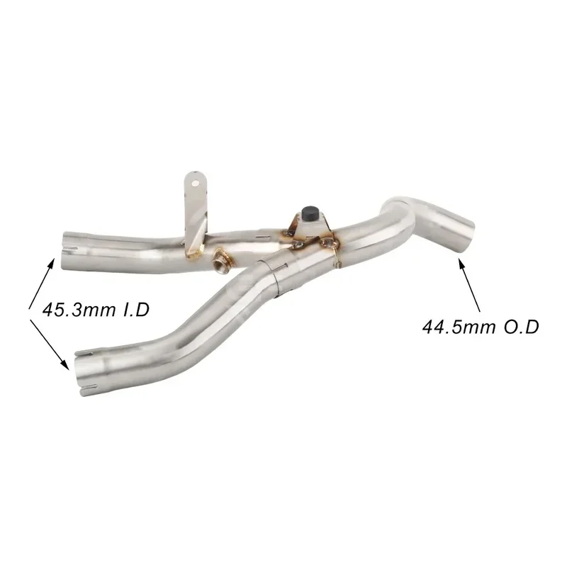 Slip‑on Motorcycle Escape Exhaust Link Pipe Fit for BMW R1150R 2001-2005 R850R 2004-2007 R1150GS ADV R1150GS 1999-2004