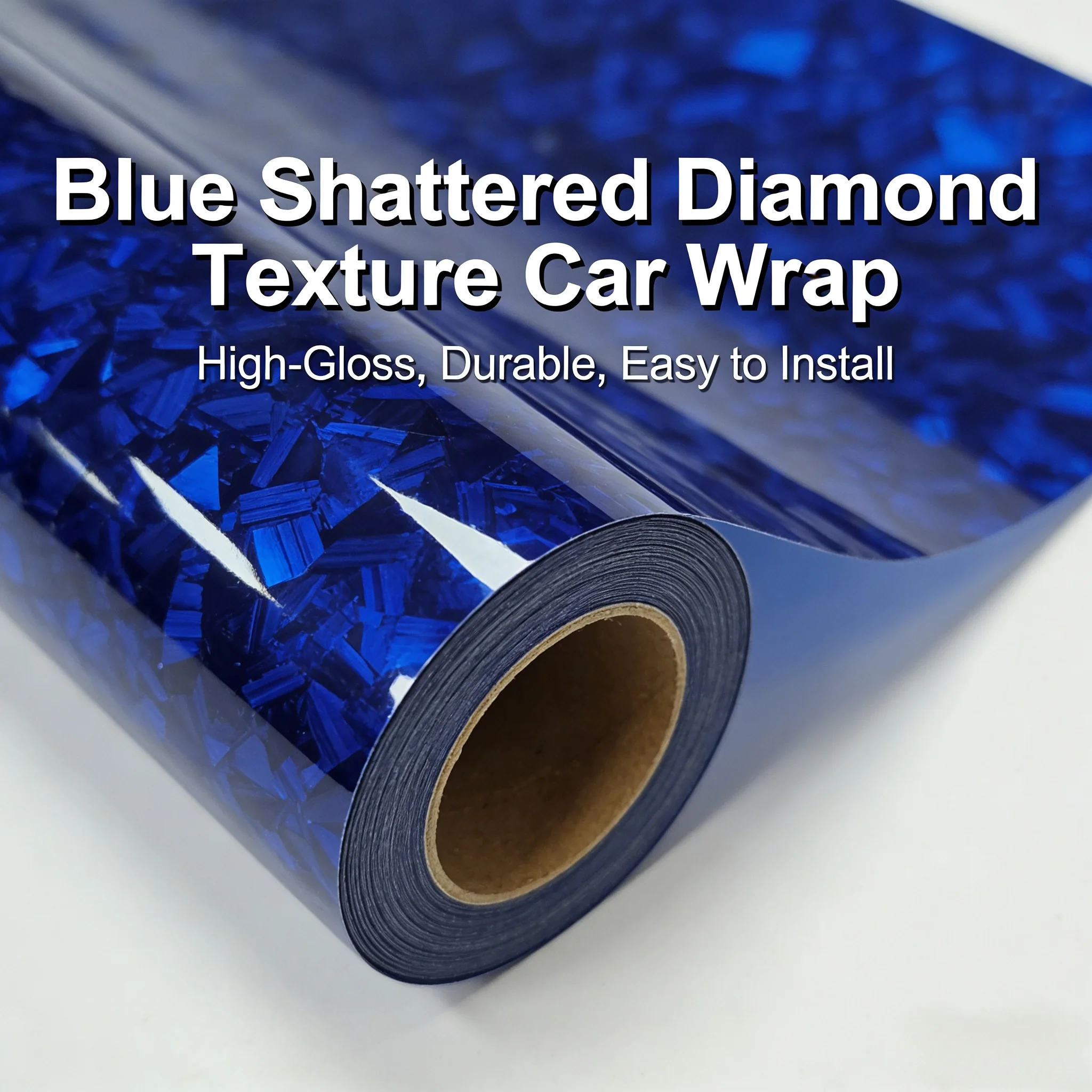 

Наклейки для мотоциклов, глянцевая пленка под кованый карбон с цветочным узором, синяя, для оклейки мотоциклов, самоклеящаяся виниловая пленка для кузова автомобиля