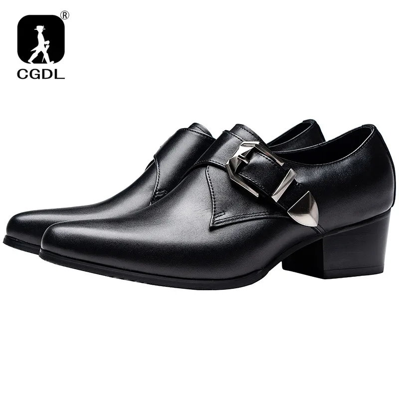 

High Heel Leather Shoes Men Shoes Elevator Shoes Multicolour Male Oxfords Pointed Toe Formal Shoe for Man Luxury Wedding Party