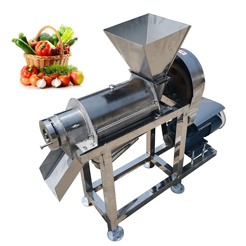 

Commercial Crushing Juicer Screw Type Cold Press Juice Extractor Machine Fruit and Vegetable Processing Machine