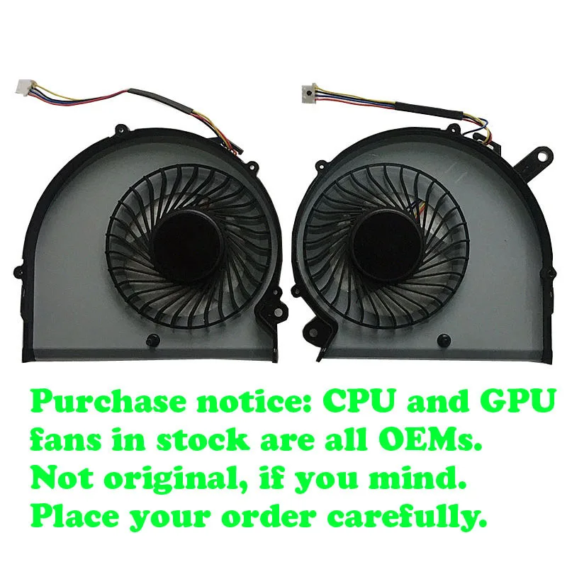 

OEM Laptop P64W 15W 15X CPU GPU FAN For Gigabyte For AERO 15 15W 15X BS5005HS-U2M BS5005HS-U2N For AERO 14 New