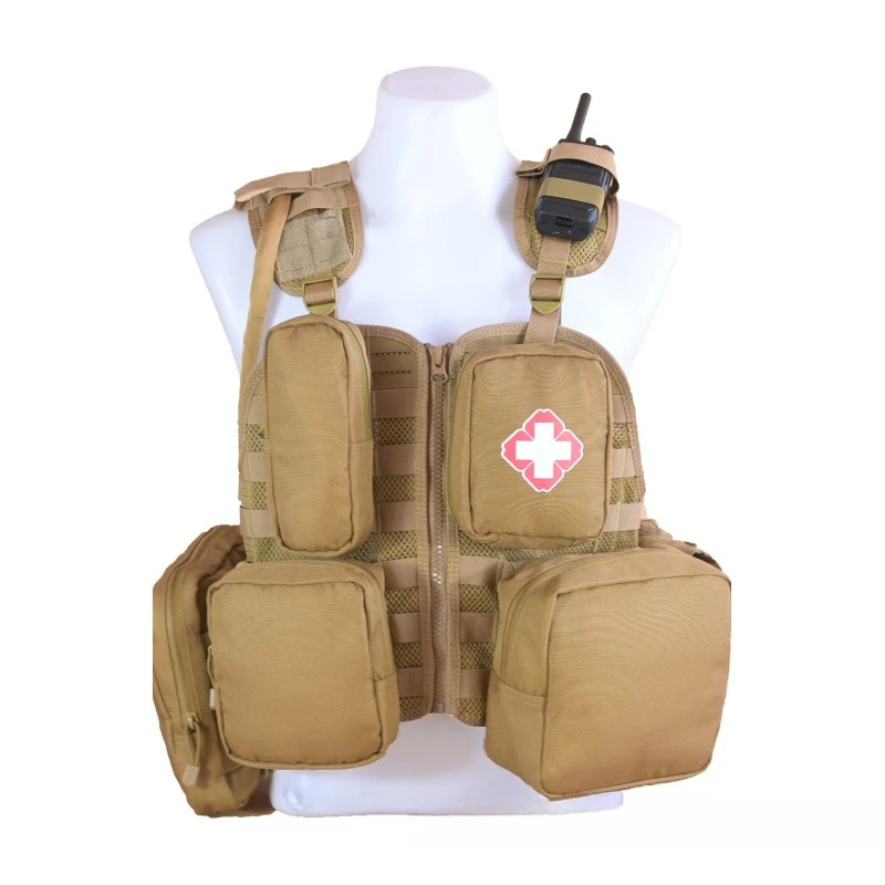 

Multifunctional Forest Fire Vest Generation Flame Retardant Aramid Tactical Vest Oxford Outdoor Self-Rescue Escape Carrier