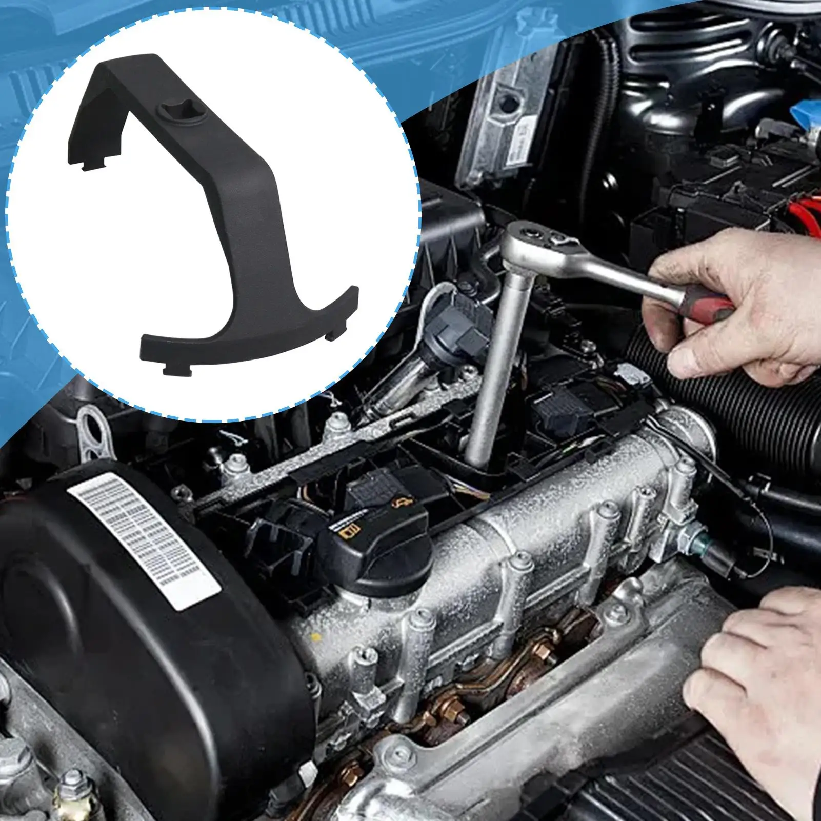 Strumento per anello di bloccaggio del serbatoio dell'olio Anello di bloccaggio per mittente del serbatoio dell'olio Strumento per aprire il tappo Chiave per la rimozione del filtro per la manutenzione dell'auto Rimorchio marino