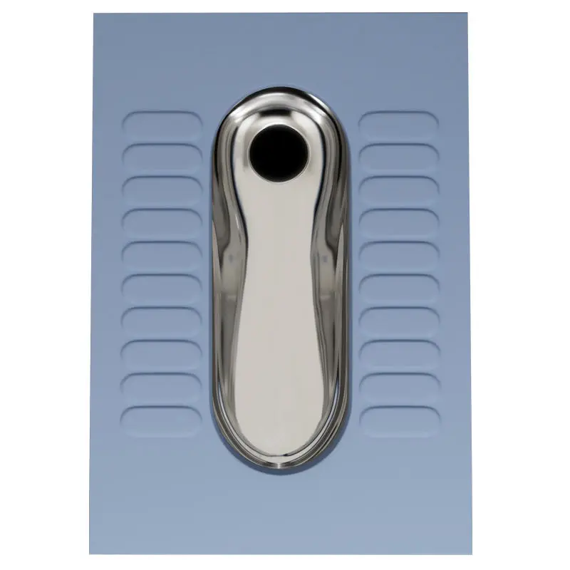 

Soft package silicone stainless steel squatting toilet