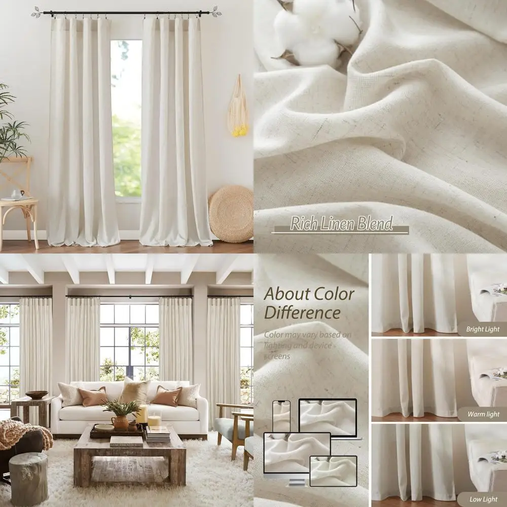 

Прозрачные шторы из смеси льна — насыщенный тканый лен, мягкий и дышащий, обеспечивает светофильтру и конфиденциальность для мероприятий и фона.