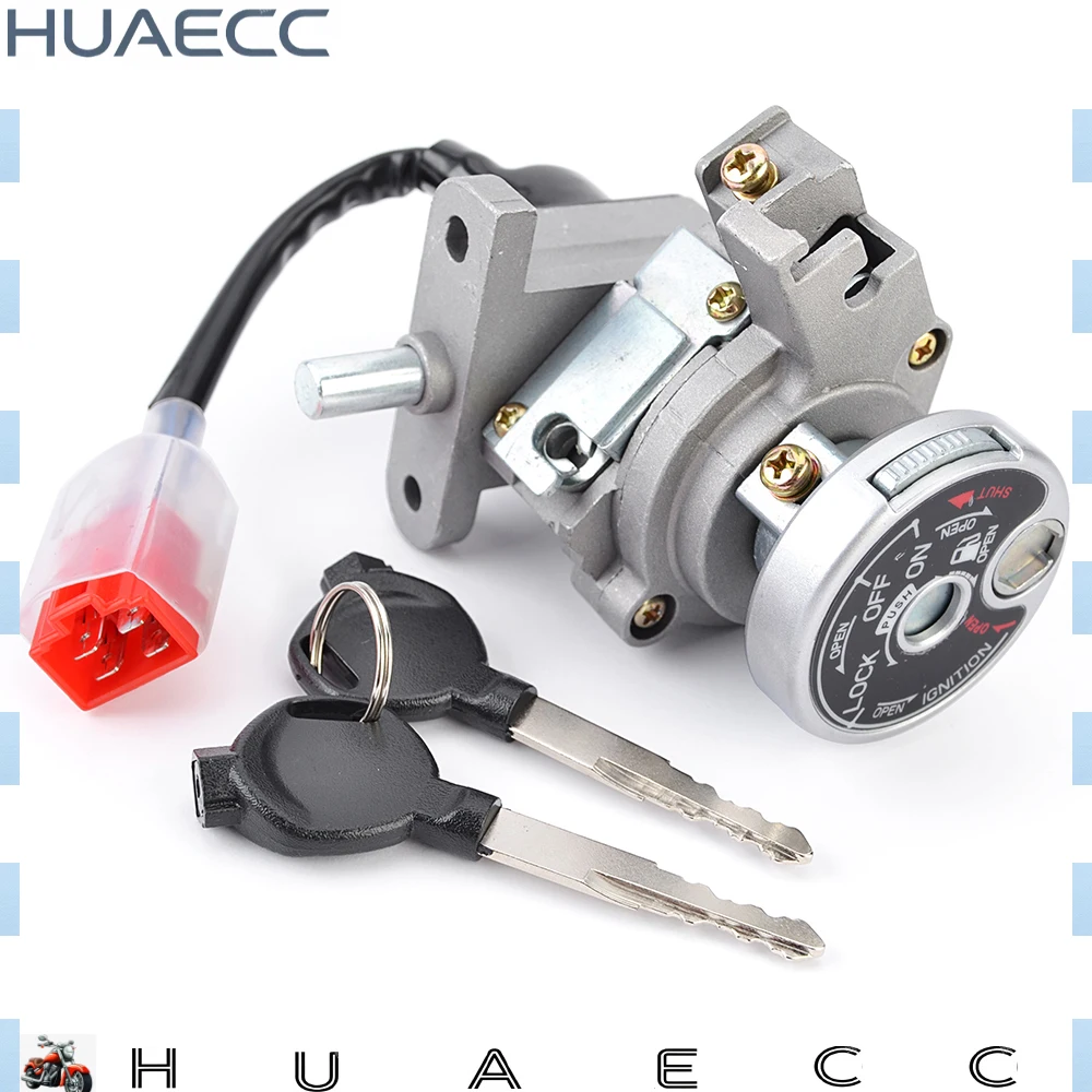 

For YW125 Zuma 125 BWS125 R Zuma 125 2016-2020 2JS-H2501-03 Fuel Gas Cap Ignition Switch Seat Lock with Key Kit