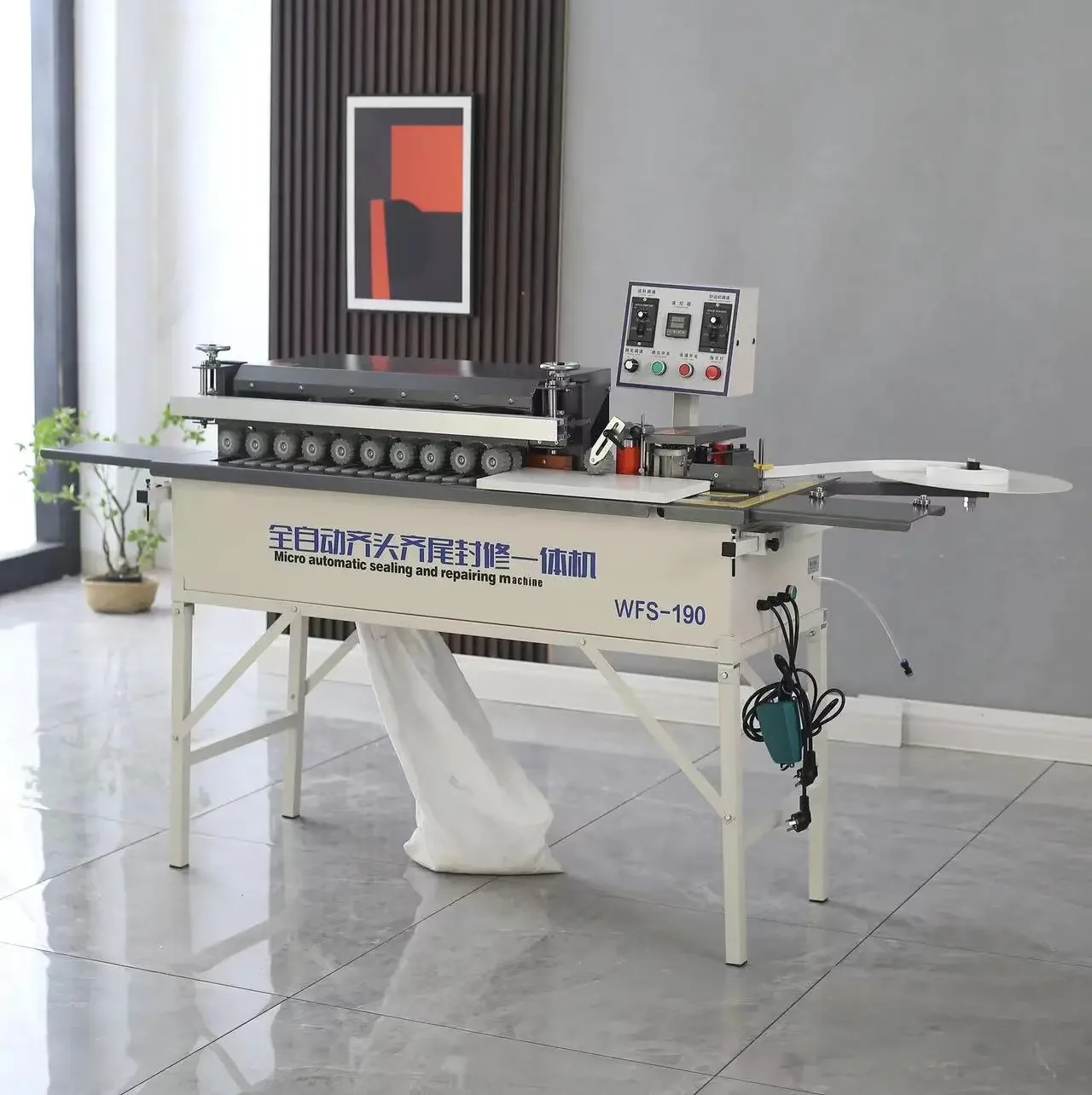 

Portable Mini Automatic Curve And Linear Edge Banding And Trimming Machine For Sale