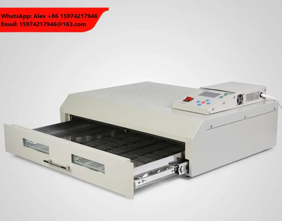 T962C Infrared Reflow Oven 2500W Infrared Heater Reflow Oven Station Puhui T962C Reflow Oven Soldering Machine