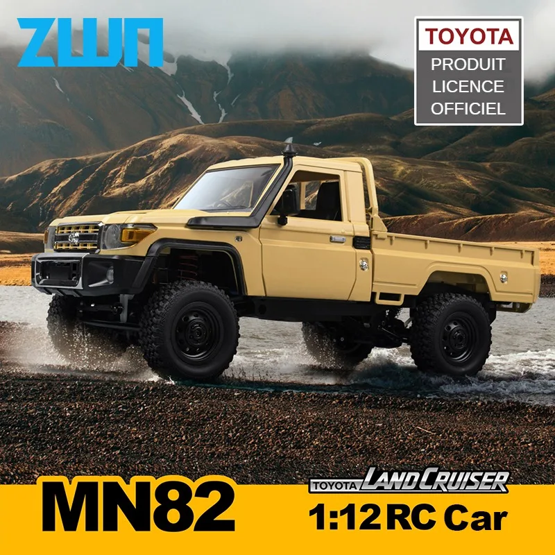 ZWN-Voiture RC rétro MN82 1:12 avec lumières LED, simulation pleine échelle LC79, version professionnelle, télécommande, 514-plus, modèle de camion RC, jouets