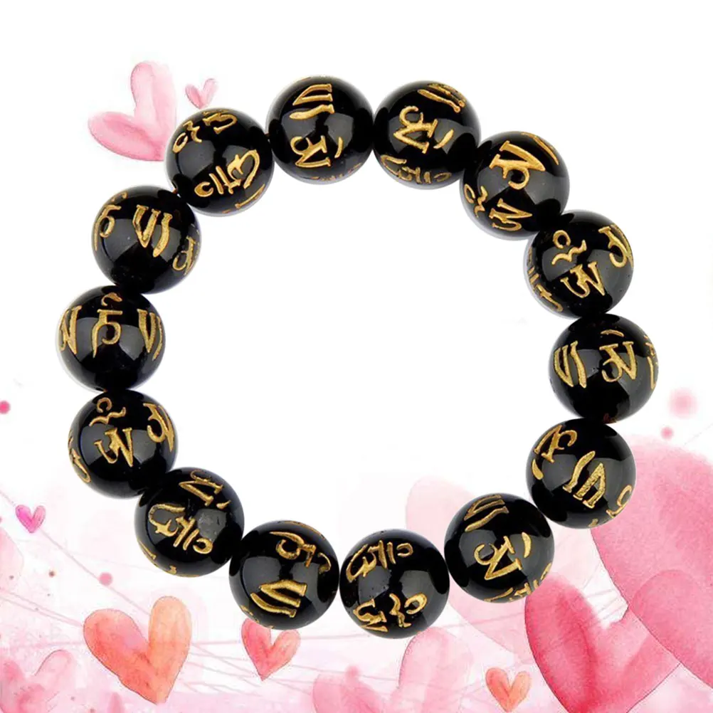 

Beads Bracelet Men Bangles Women Buddhism Prayer Bracelets for Universal Miss