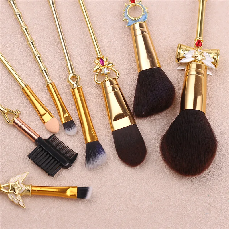 League of Legends Metal Figures Magic Wand Figure Makeup Brush Toy Potter Beauty Professional Tools For Girls Woman Gift