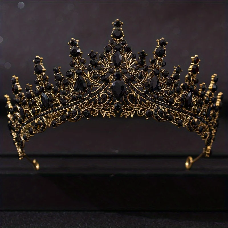 Baroque Crystal Tiaras And Crowns For Women Bride Rhinestone Prom Diadem Bridal Wedding Hair Accessories Jewelry Crown Tiara image 6