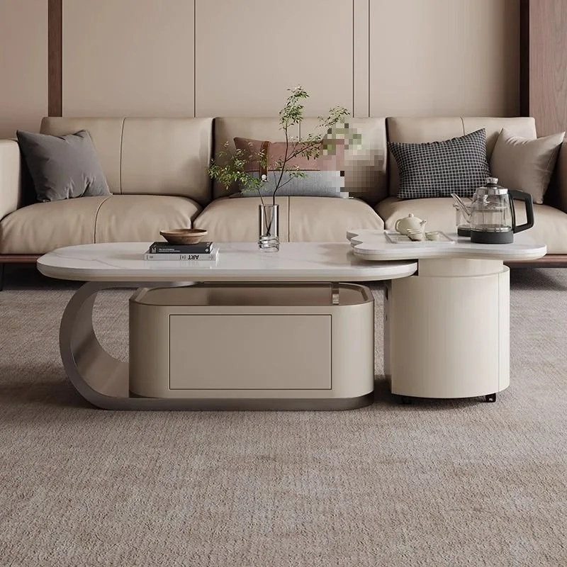 Several living rooms 2025 new household small apartment high-end light luxury modern tea