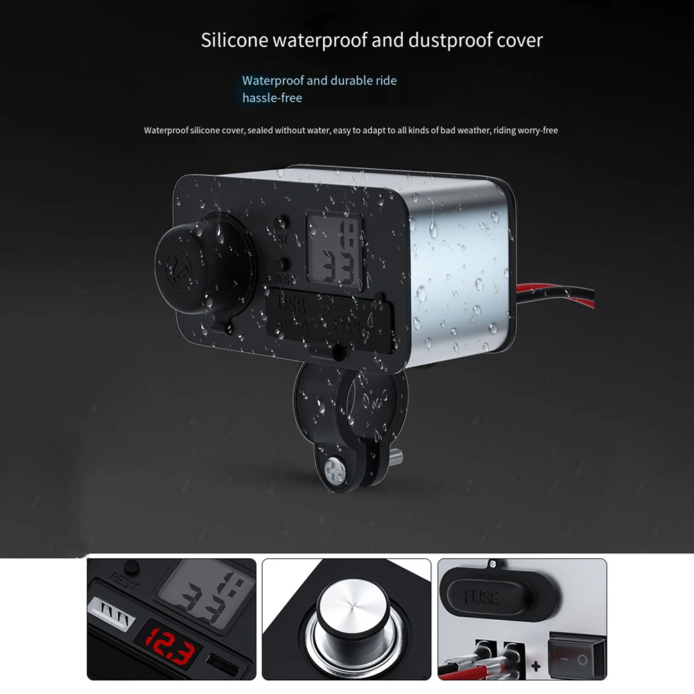 

Switch And Multiple Protection Motorcycle Voltmeter Function Fitment High Universality Fitment Note OEM Number