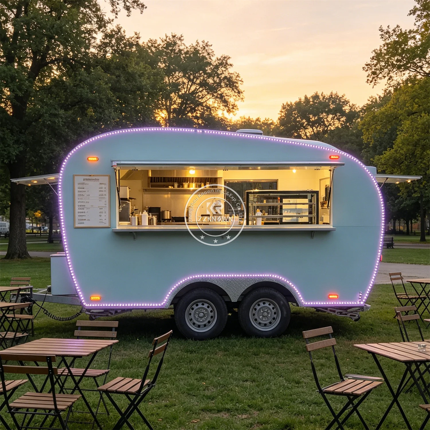 

Customized Design Catering Food Truck Taco Trailers Mobile Kitchen Pizza Coffee Cart Ice Cream BBQ Truck Mobile Food Trailer