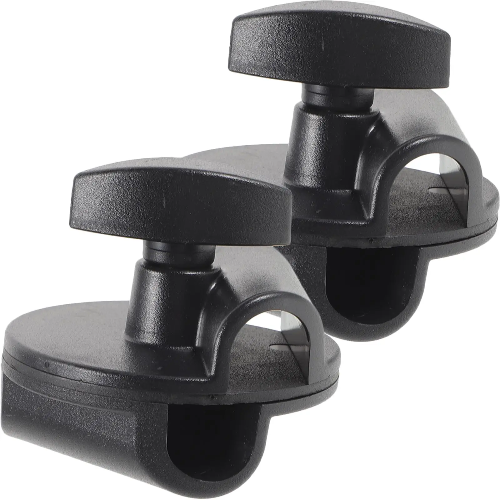 

2Pcs Mic Clips Stands Durable Metal Plastic Adjustable 360° Rotation Desk Mount Clamps Recording Stage Shows