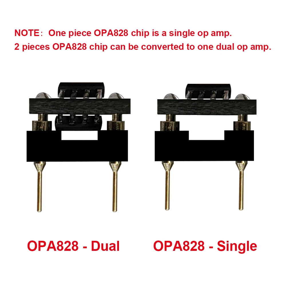 AkLIAM Original TI OPA828 Dual & Single Op Amp Low-Offset Low-Drift Low-Noise Operational Amplifiers Op Amp Replacement