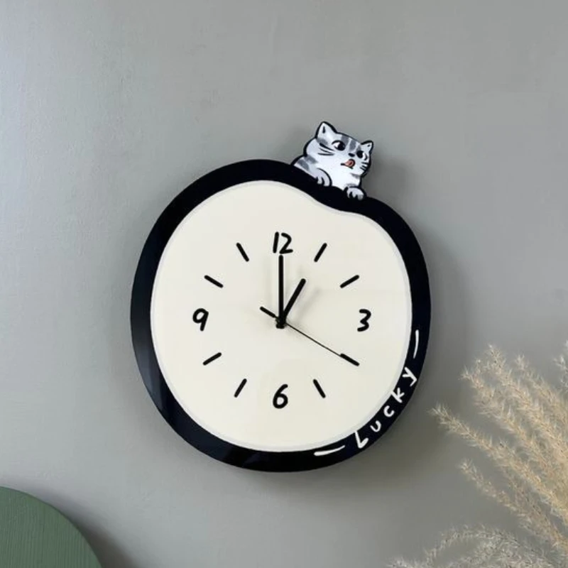 

Creative Wall Decoration of Clocks, Simple Home Living Room Silent Clock Decorative Painting