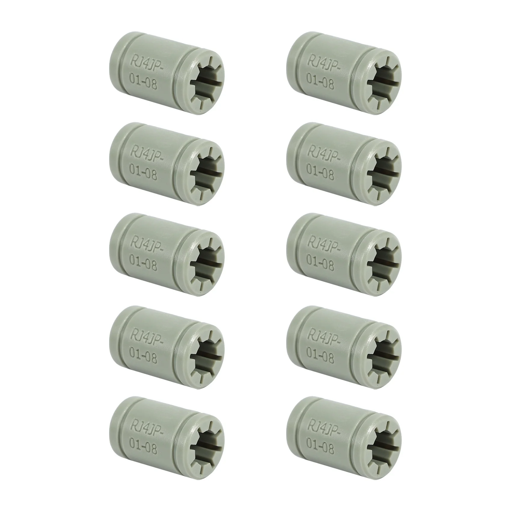 

10Pcs Plastic 8 mm Linear Anet Bearing Same As Rj4Jp-01-08 Ball Bearing for Anet A8 Prusa I3 3D Printer