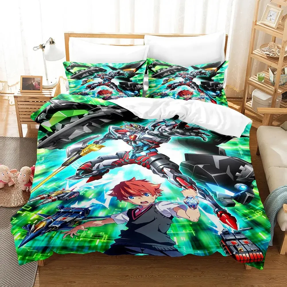 

3d Print Anime SSSS.GRIDMAN Bedding Set Boys Girls Twin Queen Size Duvet Cover Pillowcase Bed Kids Adult Fashion Home Textile