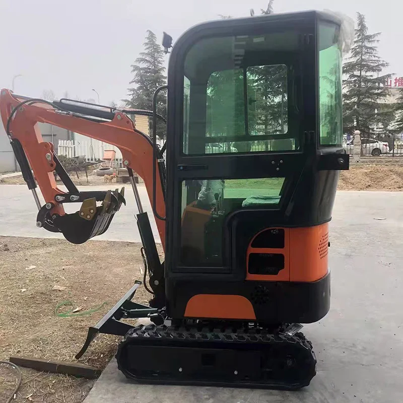 Direct Factory Sale 360 Degree Rotation Small Digger Micro Bagger Mini Excavator With Closed Cab