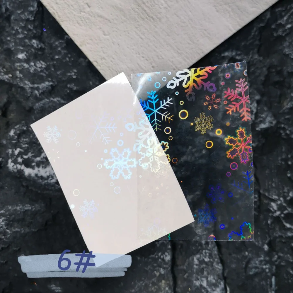 1 قطعة أورورا الليزر القلب مسمار الفن ملصق ثلاثية الأبعاد الثلاثية الأبعاد التدرج وامض الحب الزهور الثلج الهندسة ستار مسمار الشارات