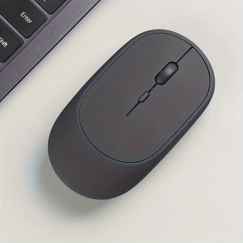 Two Tone Premium Wireless Mouse, Lightweight, Ultra-low Power Consumption, Long Battery Life, Built-in Rechargeable Battery