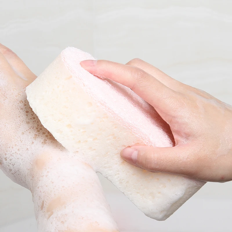 Japan Imported Soft Body Cleaning Bath Sponge, Shower Scrub, Bath Ball, Skin Brush, Exfoliating Bathing Sponge, Scrubber